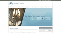 Desktop Screenshot of mcfaddenlighting.com